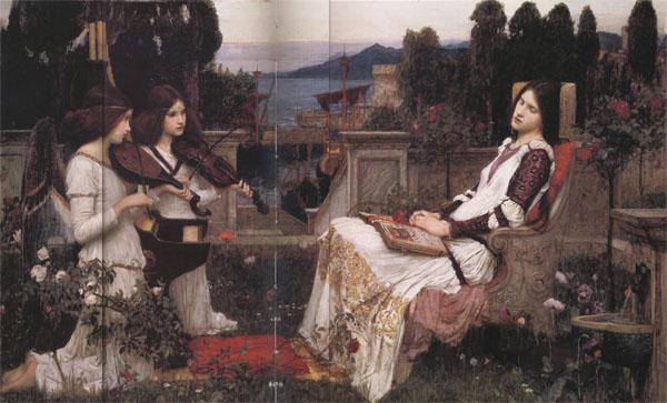 John William Waterhouse Saint Cecilia oil painting image